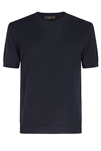 Zanone Slim Crew-Neck Knitted Top