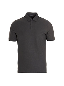 Zanone Short-Sleeved Straight-Hem Polo Shirt