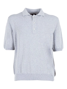 Zanone Short-Sleeved Knitted Polo Shirt