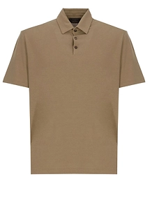 Zanone Three-Button Polo Shirt