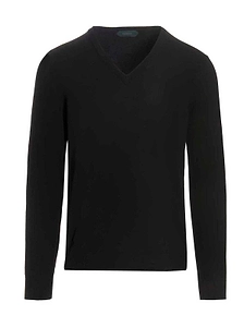 Zanone V-Neck Knitted Jumper