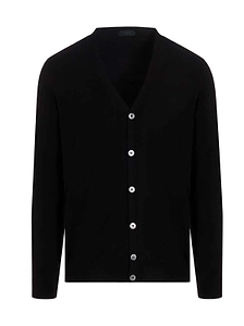 Zanone V-Neck Long-Sleeved Cardigan