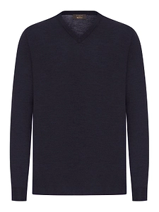 Zanone V-Neck Knitted Jumper