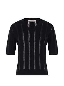 Zanone V-Neck Short-Sleeved Jumper