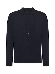 Zanone Virgin Wool Knit Shirt