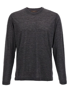 Zanone Virgin Wool Long-Sleeve T-Shirt