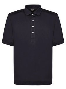 Zegna Button-Placket Polo Shirt