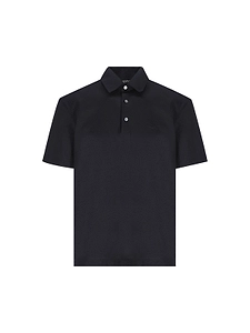 Zegna Short-Sleeved Buttoned Polo Shirt