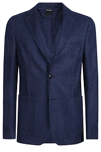 Zegna Single-Breasted Tailored Blazer
