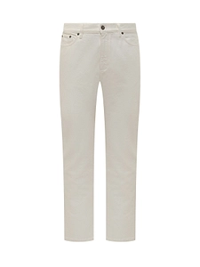 Zegna Logo Patch Straight-Leg Pants