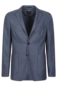 Zegna Textured Two-Button Blazer
