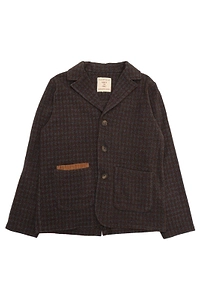 Zhoe & Tobiah Checked Buttoned Jacket