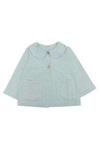 Zhoe & Tobiah Collared Buttoned Jacket