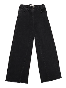 Zhoe & Tobiah Frayed-Hem Wide Leg Trousers