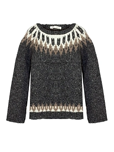 Zhoe & Tobiah Pattern Intarsia-Knit Jumper