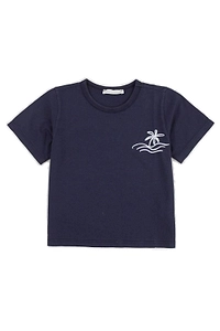 Zhoe & Tobiah Slogan Printed Crewneck T-Shirt