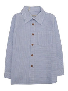 Zhoe & Tobiah Striped Long Sleeved Buttoned Shirt
