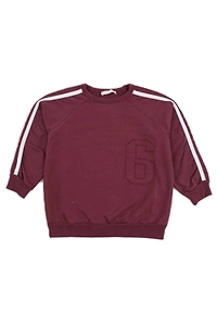 Zhoe & Tobiah Stripe Detailed Crewneck Sweatshirt