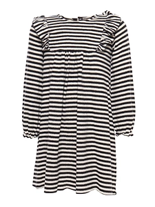Zhoe & Tobiah Striped Ruffled Dress