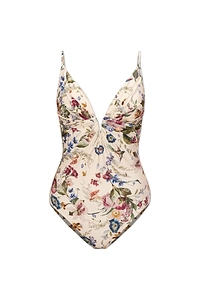 Zimmermann Floral-Printed One Piece Swimsuit