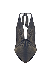 Zimmermann Plunging Halterneck Swimsuit