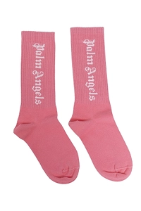Palm Angels Kids Logo Intarsia Socks