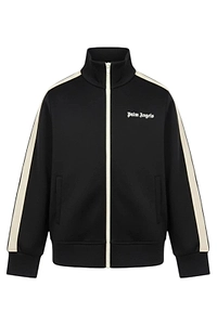 Palm Angels Kids Logo Printed Zip-Up Jacket