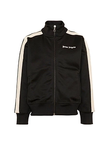 Palm Angels Kids Logo Printed Zipped Track Jacket