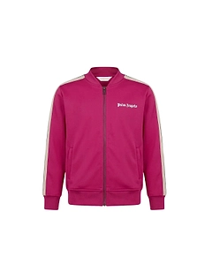 Palm Angels Kids Side-Stripe Zipped Jacket