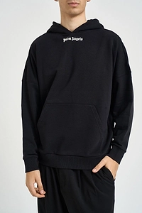 Palm Angels Logo Print Hoodie