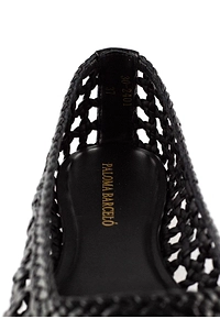 Paloma Barceló Interwovened Flat Shoes
