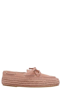 Paloma Barceló Penelope Lace-Up Flat Shoes