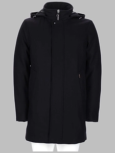 Paltò Hooded Zip-Up Coat