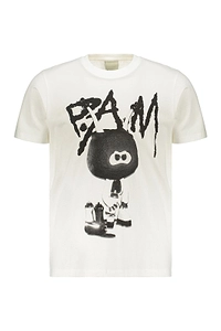 P.A.M. Logo Printed Crewneck T-Shirt