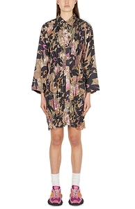P.A.M. Walking On Flowers Long Sleeved Mini Dress