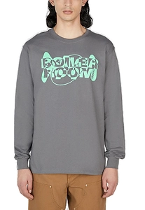 P.A.M. X Boiler Room Logo Printed Long Sleeved T-Shirt