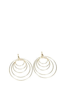 Panconesi Pierced Serpent Hoop Earrings