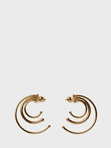 Panconesi Pierced Solar Small Hoop Earrings