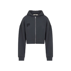 Pangaia Cropped Zip-Up Hoodie
