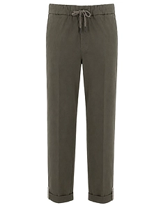 Panicale Drawstring Cuffed Straight-Leg Pants