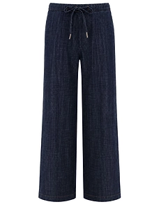 Panicale Drawstring Wide-Leg Jeans