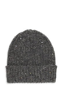 Panicale Sequined Ribbed Hat