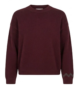 Panicale Zigzag Cuff Knitted Sweater