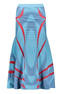 Paolina Russo Geometric Panel Skirt