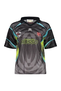 Paolina Russo Graphic Mesh Panel T-Shirt