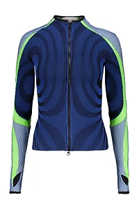 Paolina Russo Vortex Zipped Knitted Jacket