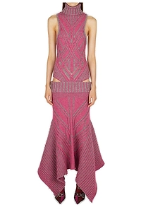 Paolina Russo Warrior Cut Out Dress