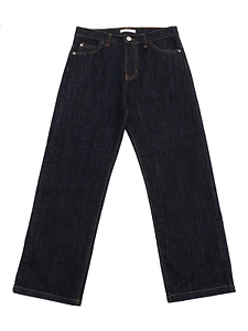 Paolo Pecora Kids Logo Patch Straight-Leg Jeans