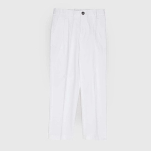 Paolo Pecora Kids Straight-Leg Pleated Trousers