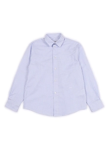 Paolo Pecora Kids Striped Curved Hem Shirt